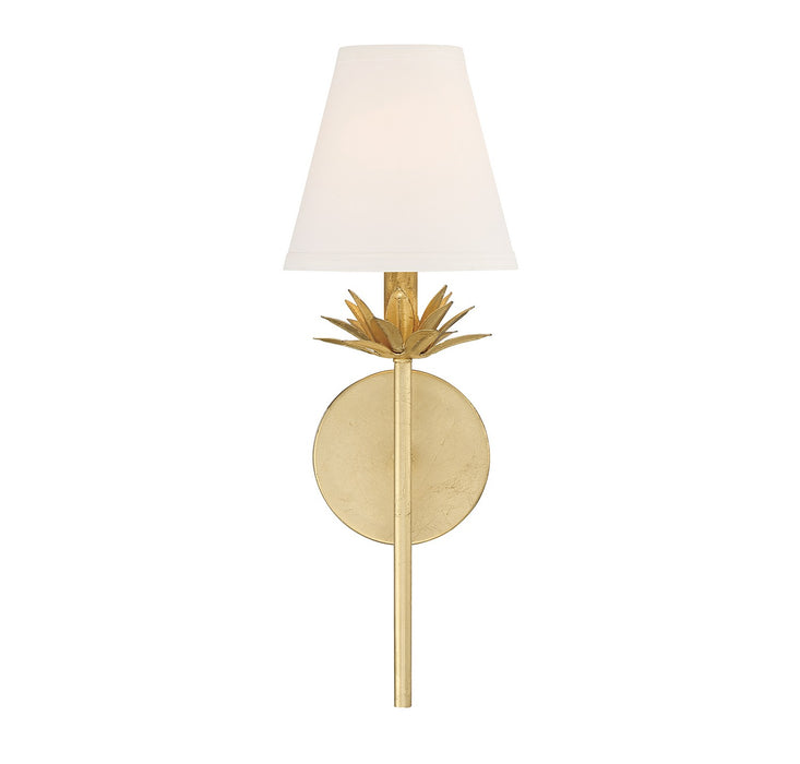 Meridian M90077TG One Light Wall Sconce, True Gold