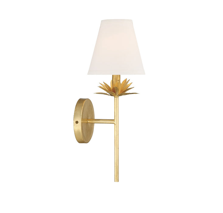 Meridian M90077TG One Light Wall Sconce, True Gold