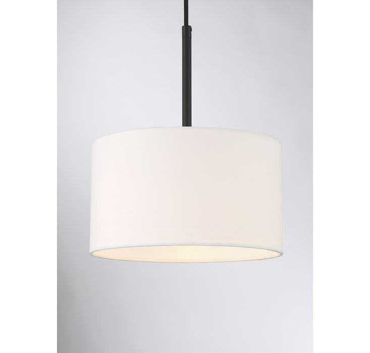 Meridian M100109MBK Two Light Linear Chandelier, Matte Black