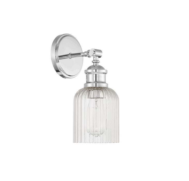 Meridian M90083CH One Light Wall Sconce, Chrome