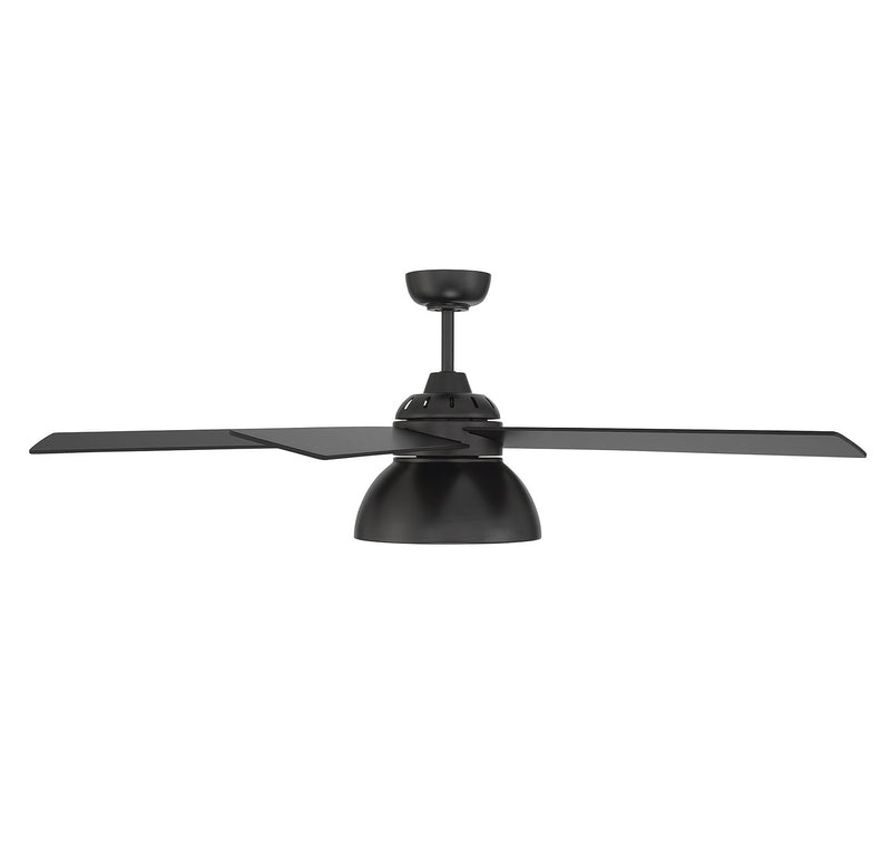 Meridian M2014MBK 52" Ceiling Fan, Matte Black