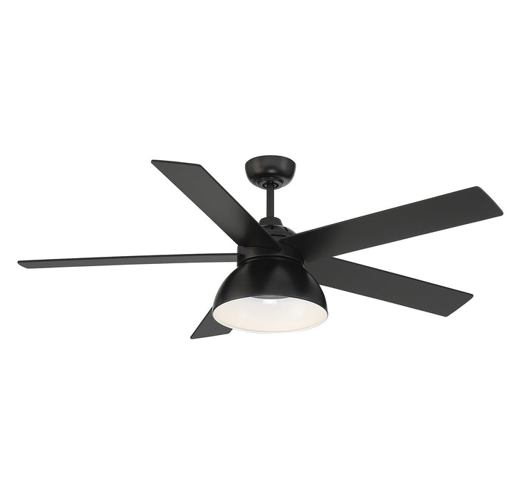 Meridian M2014MBK 52" Ceiling Fan, Matte Black