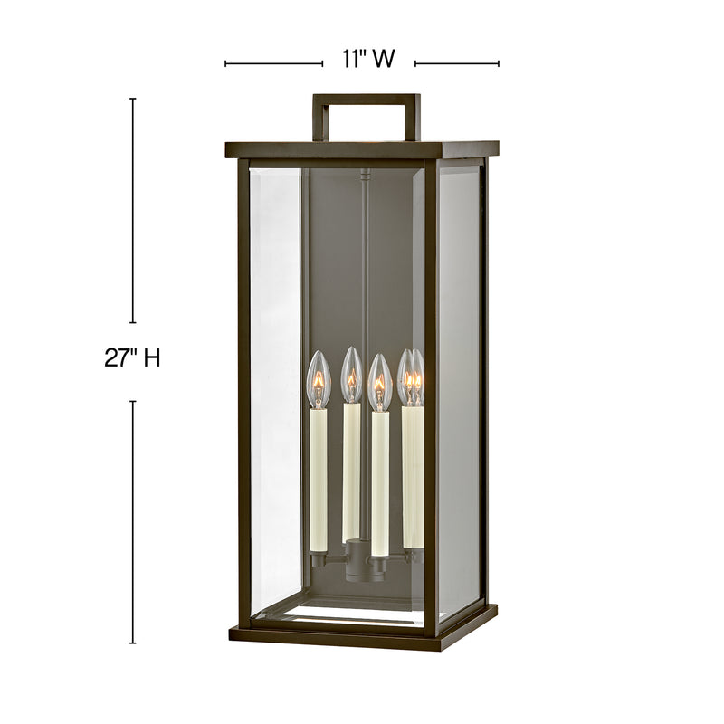 Hinkley 20018OZ LED Wall Mount, Oil Rubbed Bronze