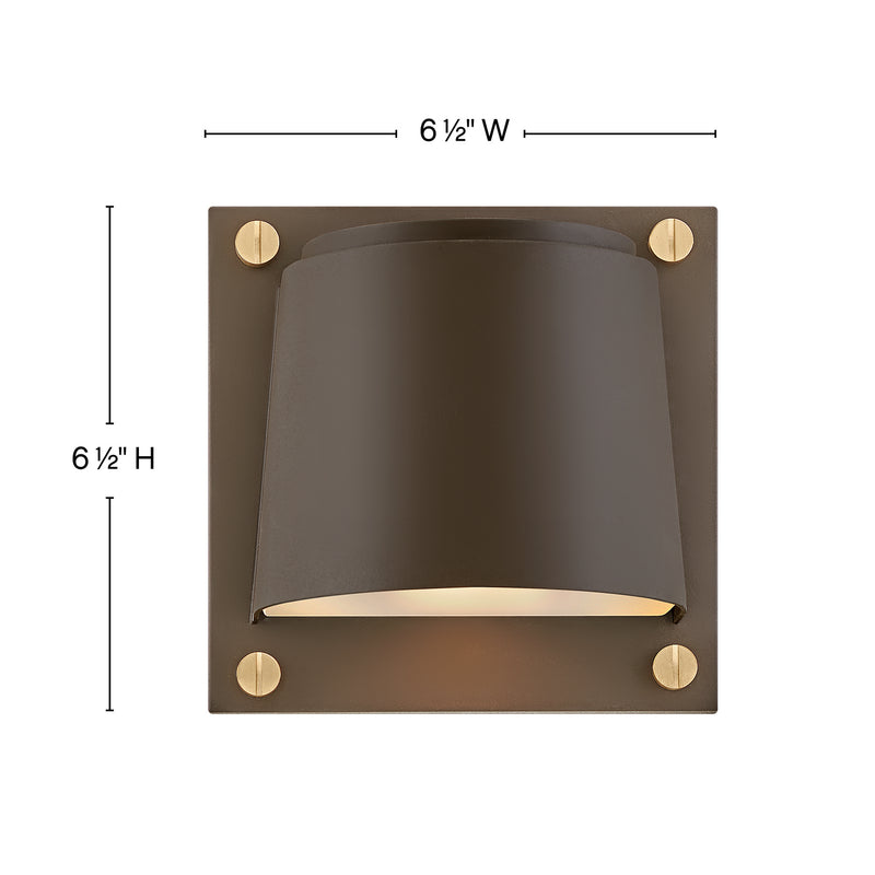Hinkley 20020AZ-LL LED Wall Mount, Architectural Bronze