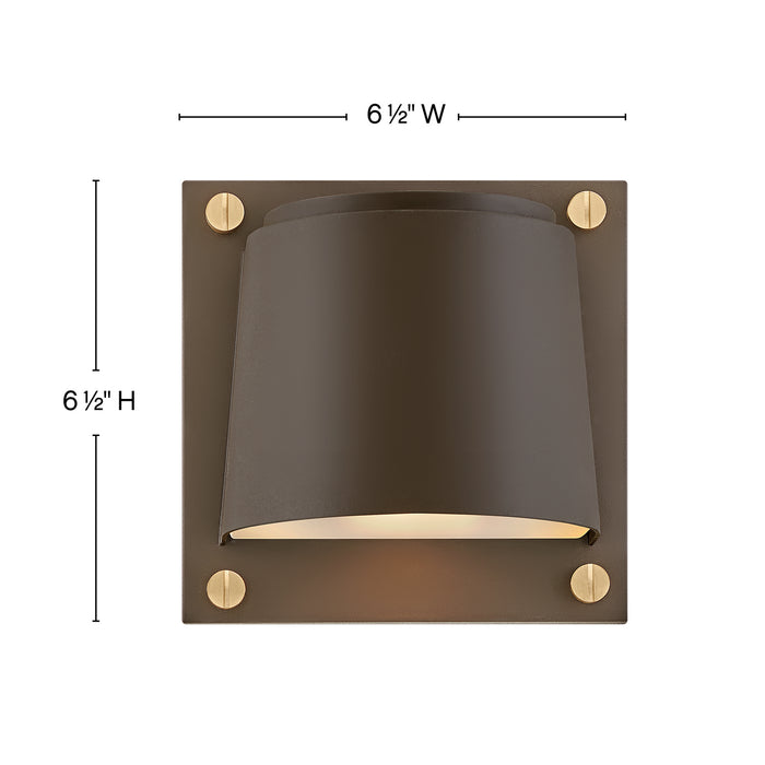 Hinkley 20020AZ-LL LED Wall Mount, Architectural Bronze