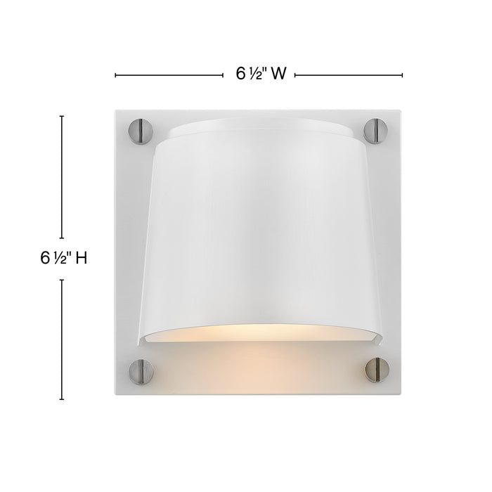 Hinkley 20020SW-LL LED Wall Mount, Satin White