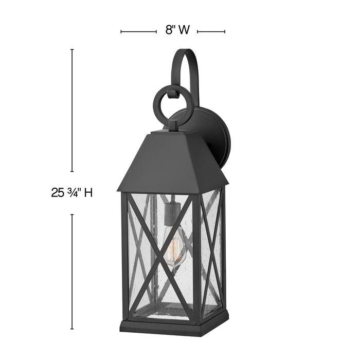 Hinkley 23305MB LED Wall Mount, Museum Black
