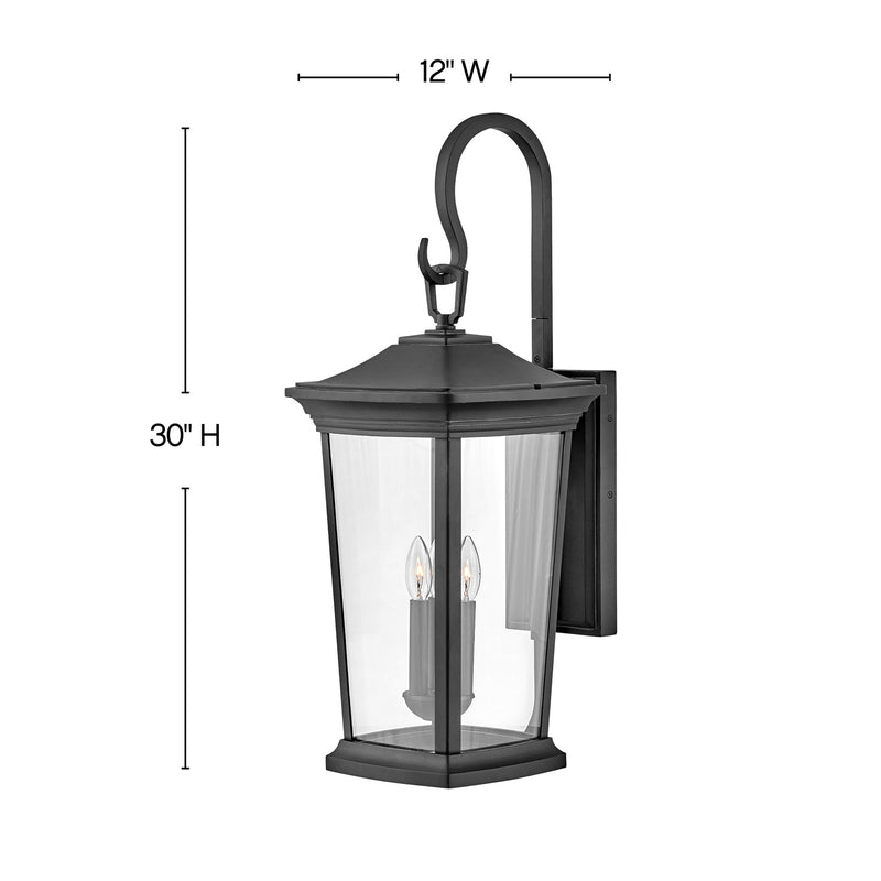 Hinkley 2369MB-LL LED Wall Mount, Museum Black
