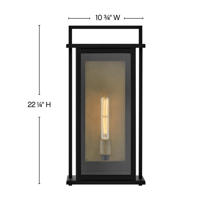 Hinkley 24025BK LED Wall Mount, Black