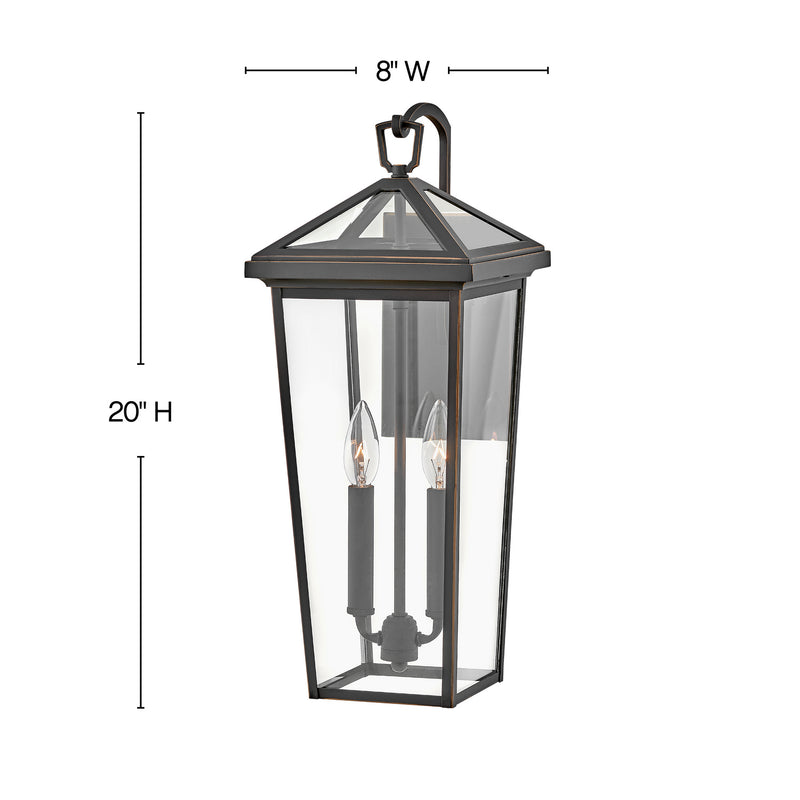 Hinkley 25655OZ-LL LED Wall Mount, Oil Rubbed Bronze