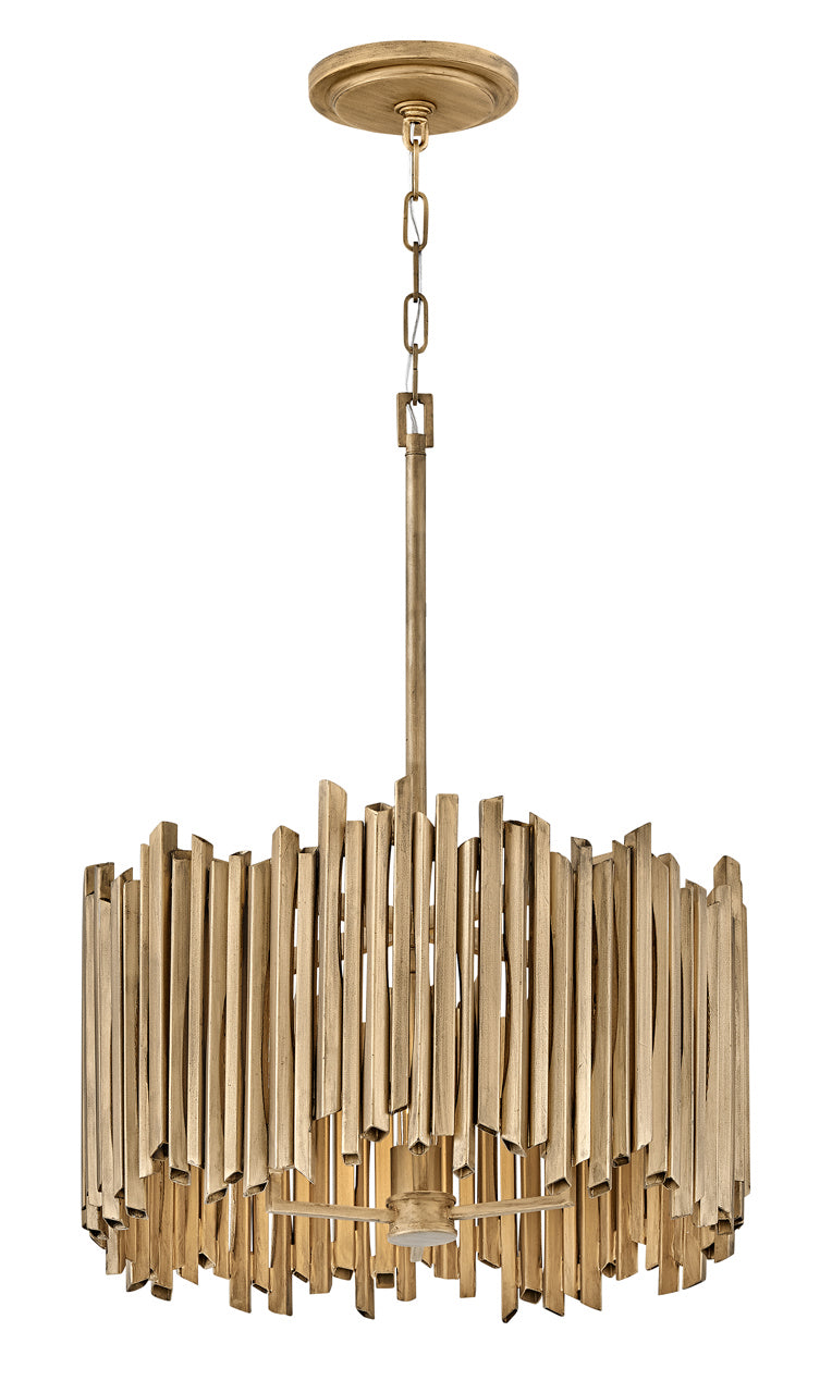 Hinkley 30023BNG LED Pendant, Burnished Gold