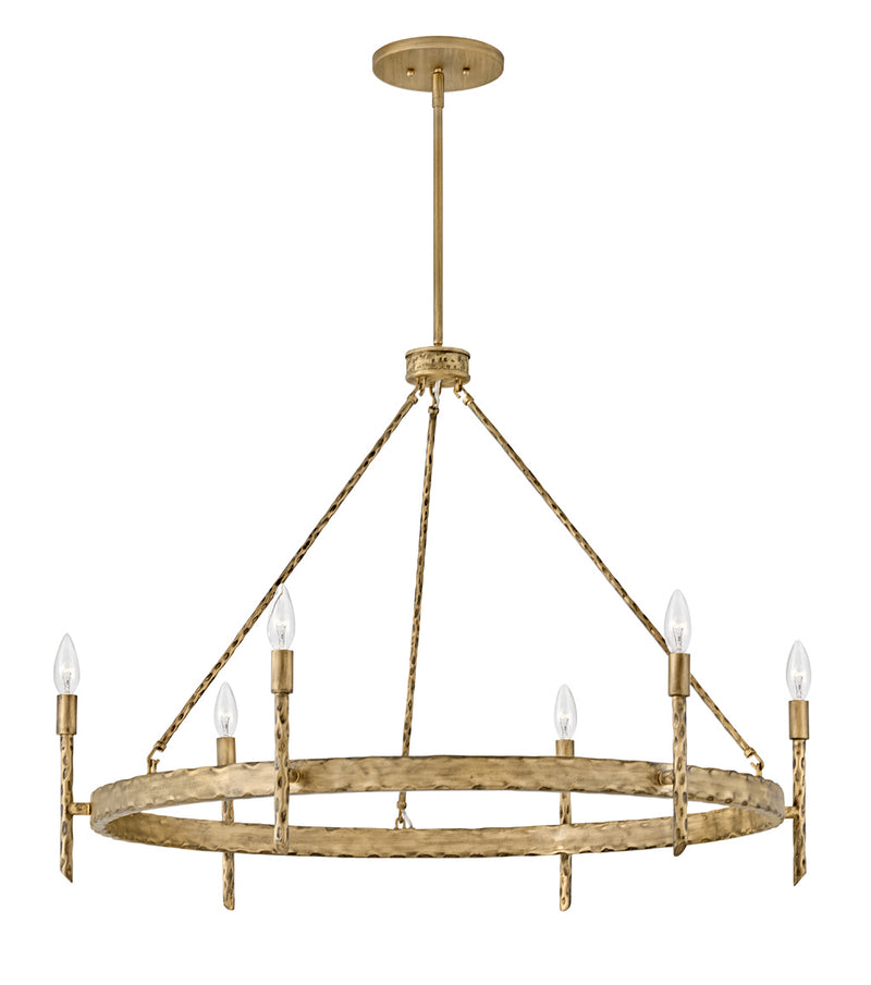 Hinkley 3678CPG LED Chandelier, Champagne Gold