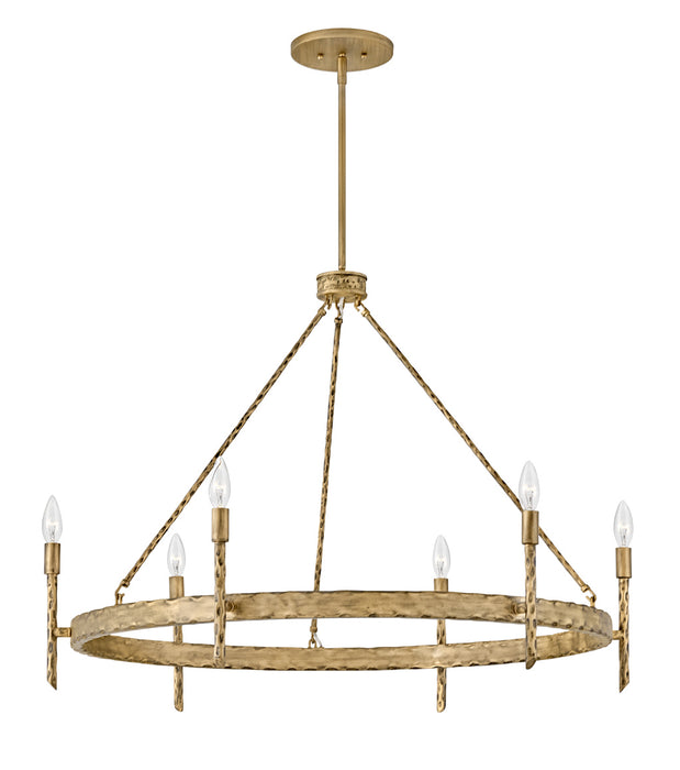Hinkley 3678CPG LED Chandelier, Champagne Gold