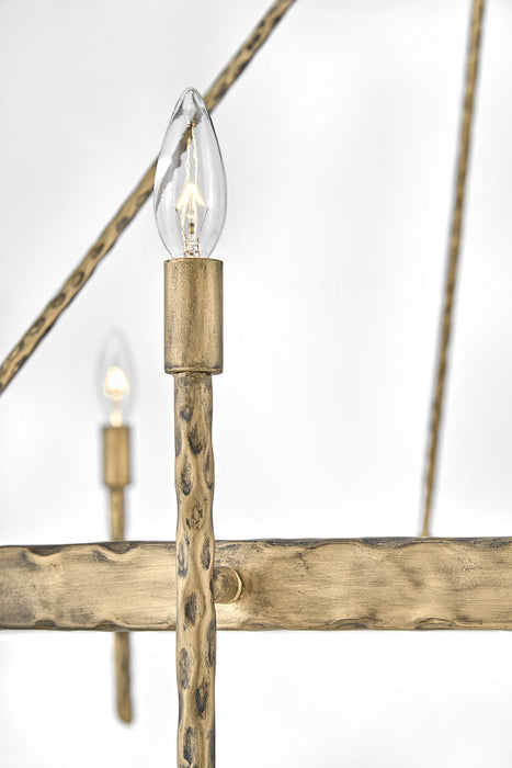 Hinkley 3678CPG LED Chandelier, Champagne Gold