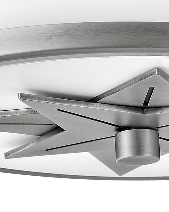 Hinkley 42801AN LED Flush Mount, Antique Nickel