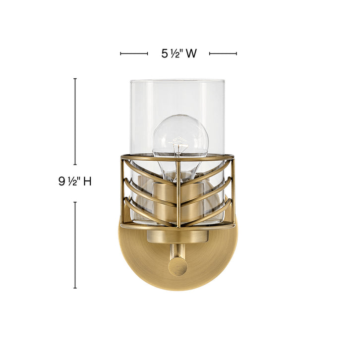 Hinkley 50260LCB LED Vanity, Lacquered Brass