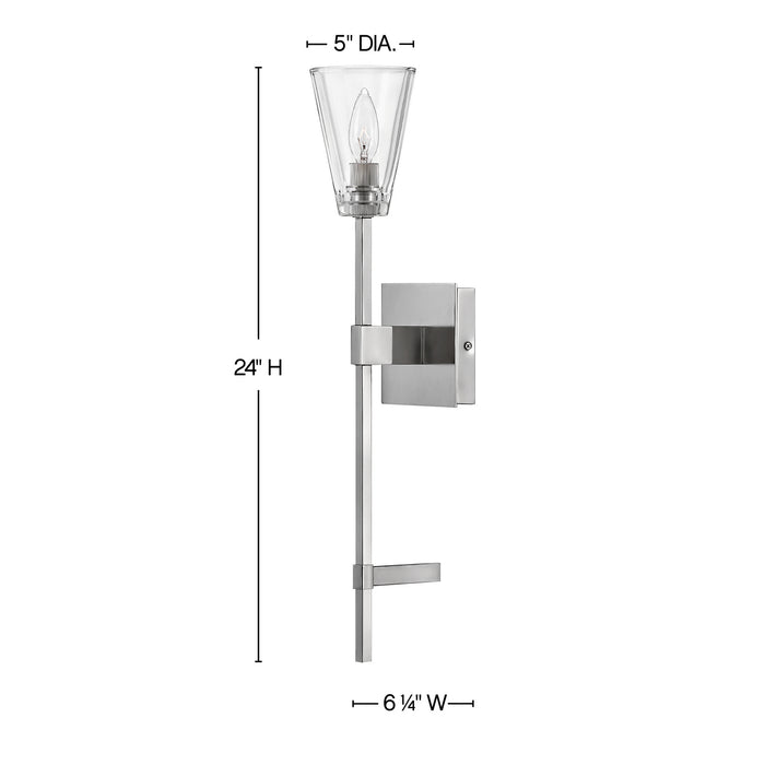 Hinkley 50640PN LED Vanity, Polished Nickel