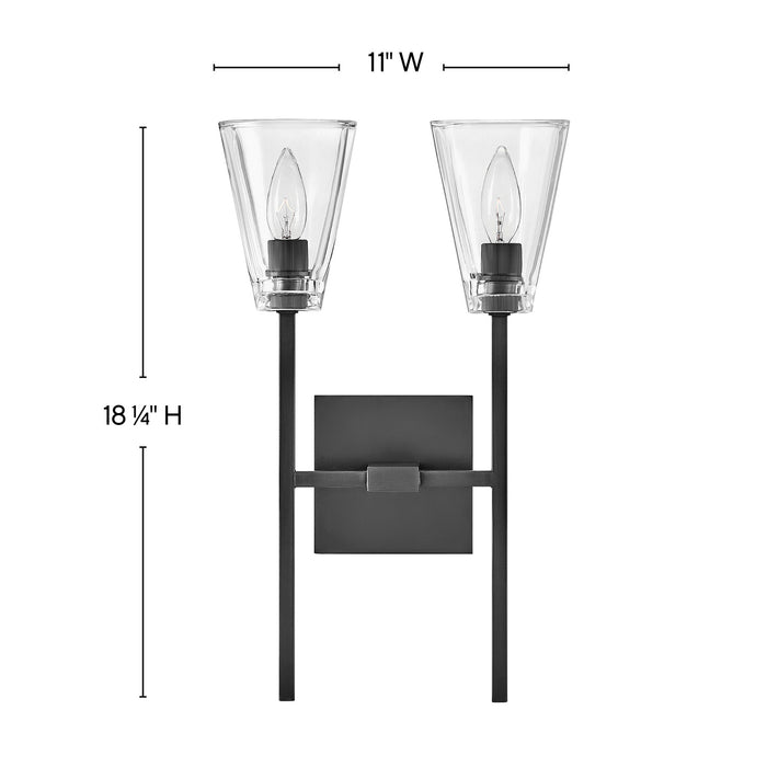 Hinkley 50642BX LED Vanity, Black Oxide