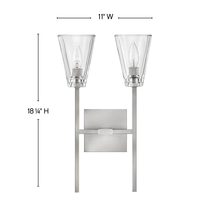 Hinkley 50642PN LED Vanity, Polished Nickel