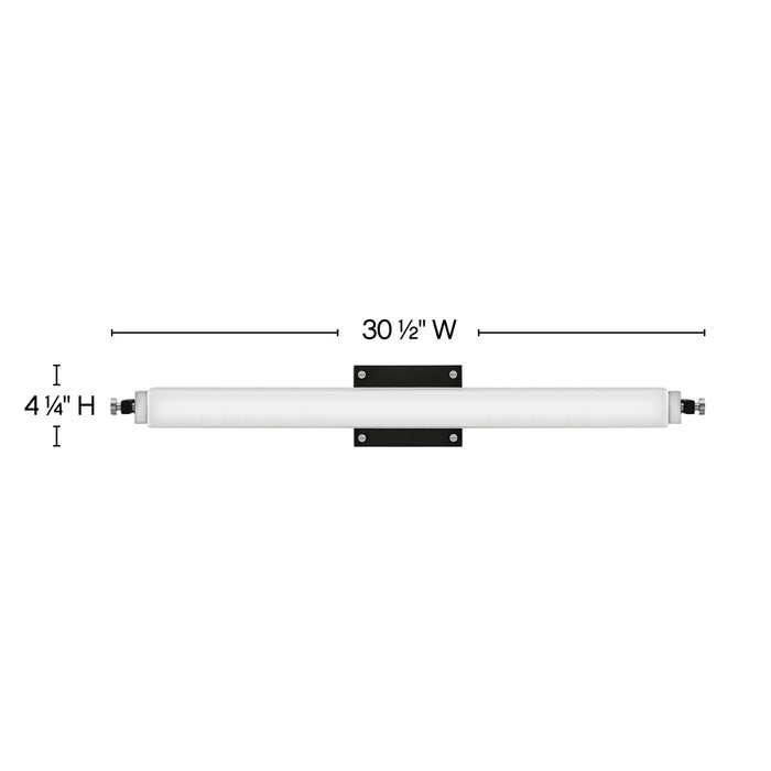 Hinkley 51093BK-CM LED Wall Sconce, Black