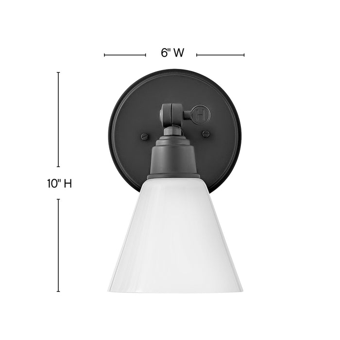 Hinkley 51180BK LED Vanity, Black