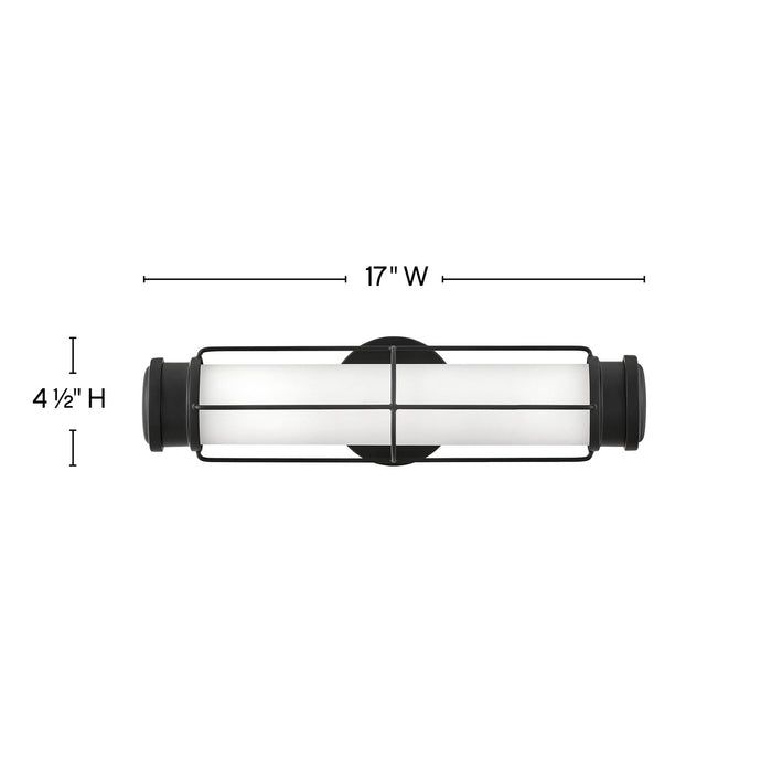 Hinkley 54300BK LED Wall Sconce, Black