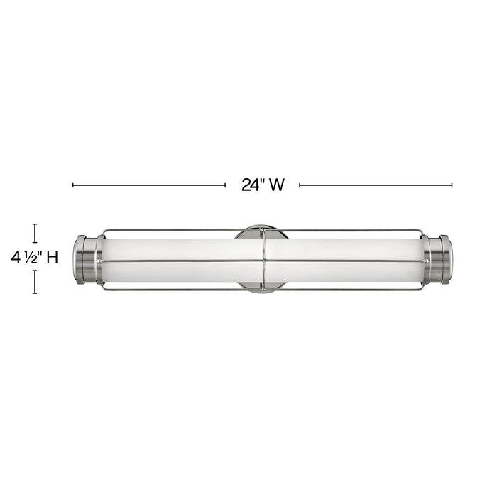 Hinkley 54302PN LED Wall Sconce, Polished Nickel