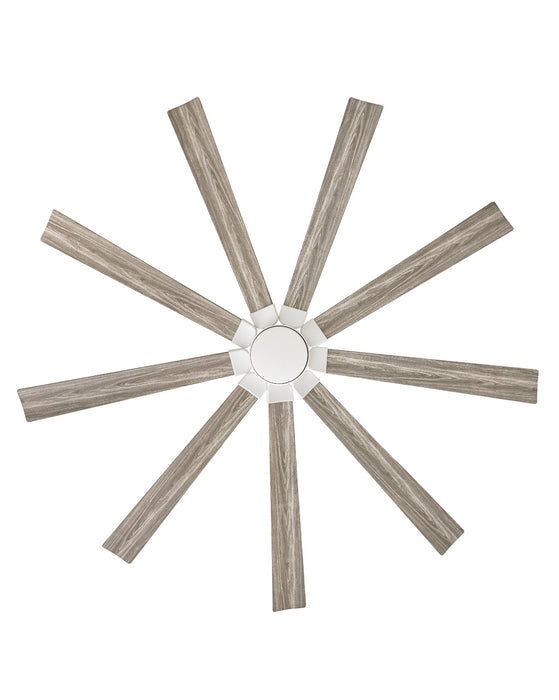 Hinkley 904280FCW-LWD 80" Ceiling Fan, Chalk White