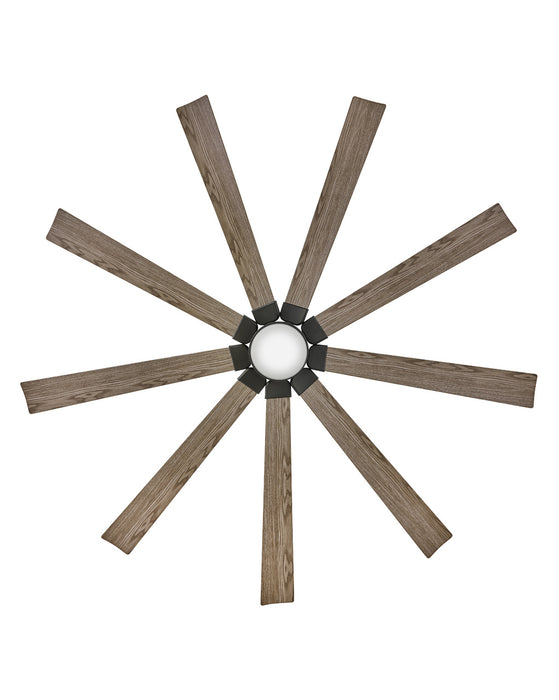 Hinkley 904280FMB-LWD 80" Ceiling Fan, Matte Black