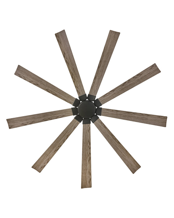 Hinkley 904280FMB-LWD 80" Ceiling Fan, Matte Black