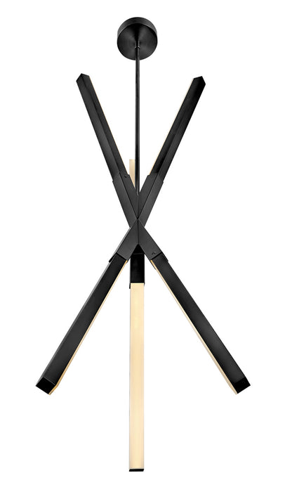 Fredrick Ramond FR30617BLK LED Pendant, Black