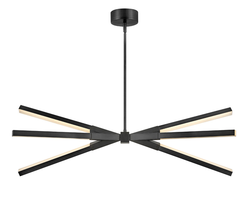 Fredrick Ramond FR30618BLK LED Linear Pendant, Black