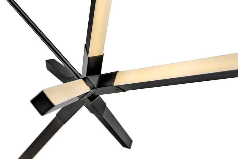 Fredrick Ramond FR30618BLK LED Linear Pendant, Black