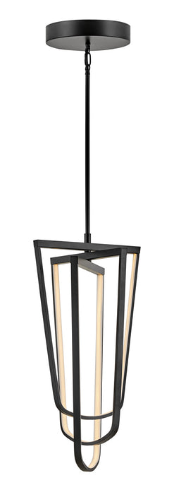 Fredrick Ramond FR31037BLK LED Pendant, Black