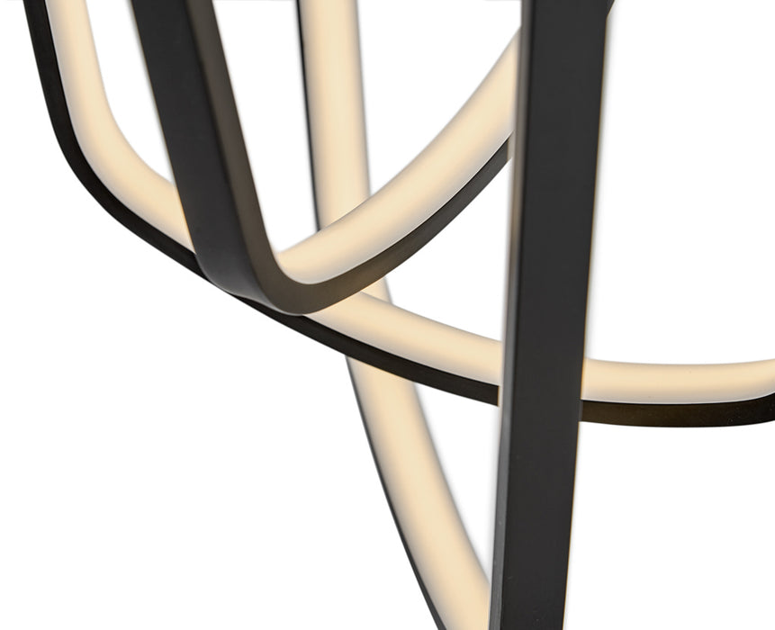 Fredrick Ramond FR31037BLK LED Pendant, Black