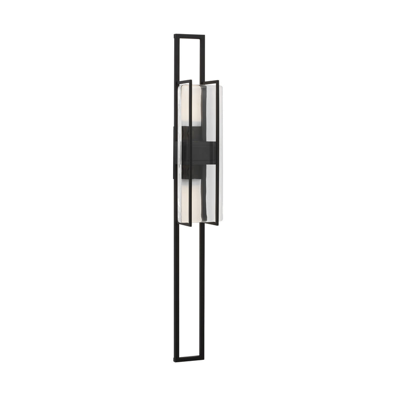 Visual Comfort Modern 700WSDUE28B-LED927-277 LED Wall Sconce, Nightshade Black
