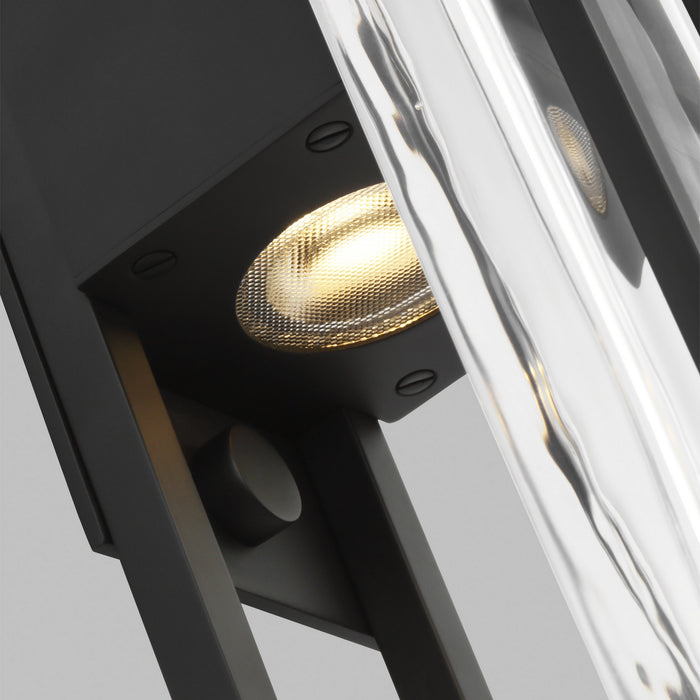 Visual Comfort Modern 700WSDUE28B-LED927-277 LED Wall Sconce, Nightshade Black