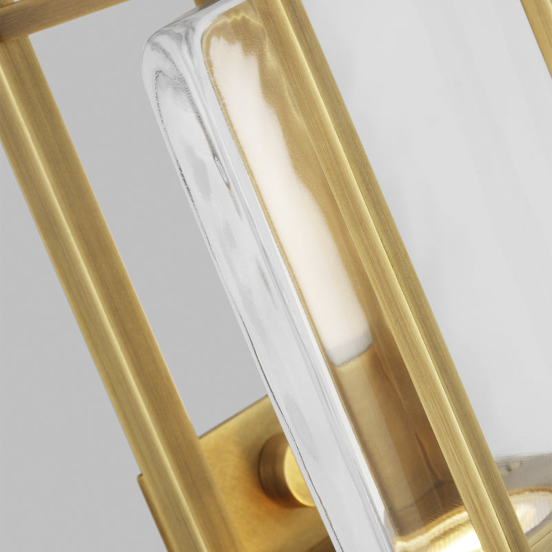 Visual Comfort Modern 700WSDUE28NB-LED927 LED Wall Sconce, Natural Brass