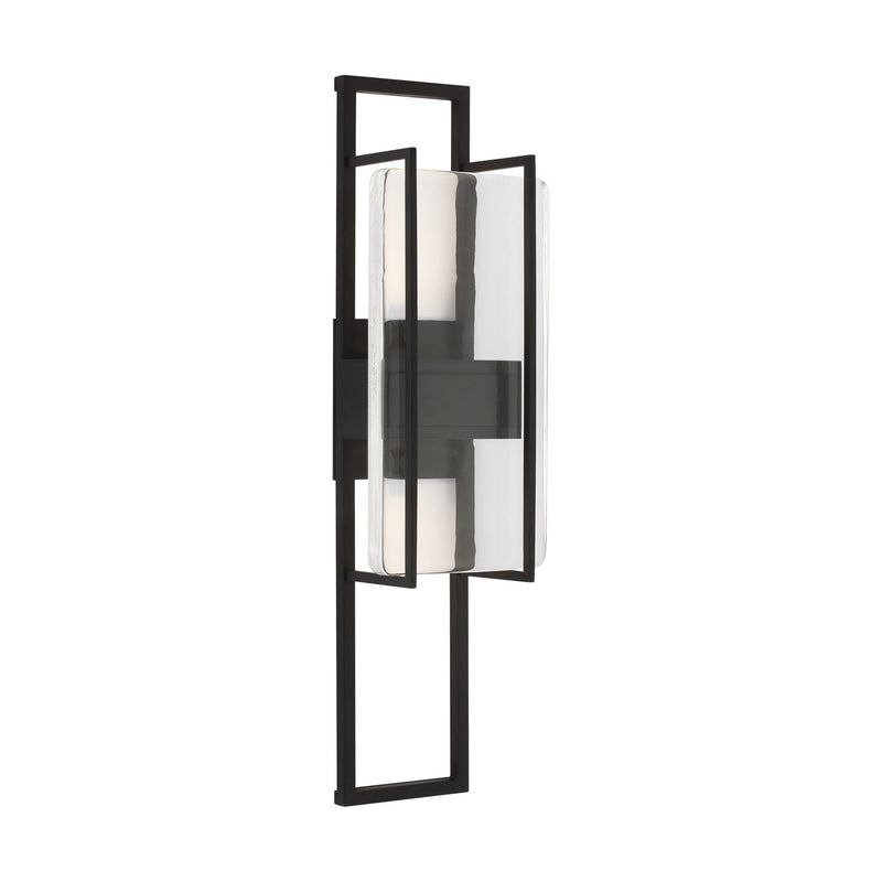 Visual Comfort Modern 700WSDUE18B-LED927-277 LED Wall Sconce, Nightshade Black