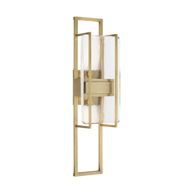 Visual Comfort Modern 700WSDUE18NB-LED927 LED Wall Sconce, Natural Brass