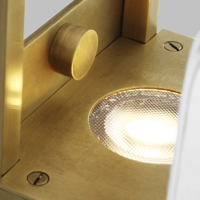 Visual Comfort Modern 700WSDUE18NB-LED927 LED Wall Sconce, Natural Brass