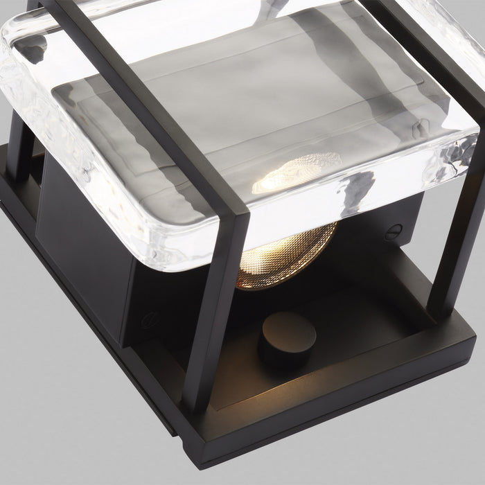 Visual Comfort Modern 700WSDUE5B-LED927-277 LED Wall Sconce, Nightshade Black
