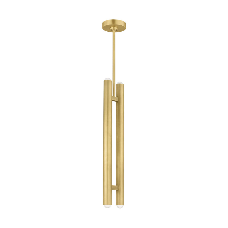 Visual Comfort Modern 700TDEBL223NB-LED927 LED Pendant, Natural Brass