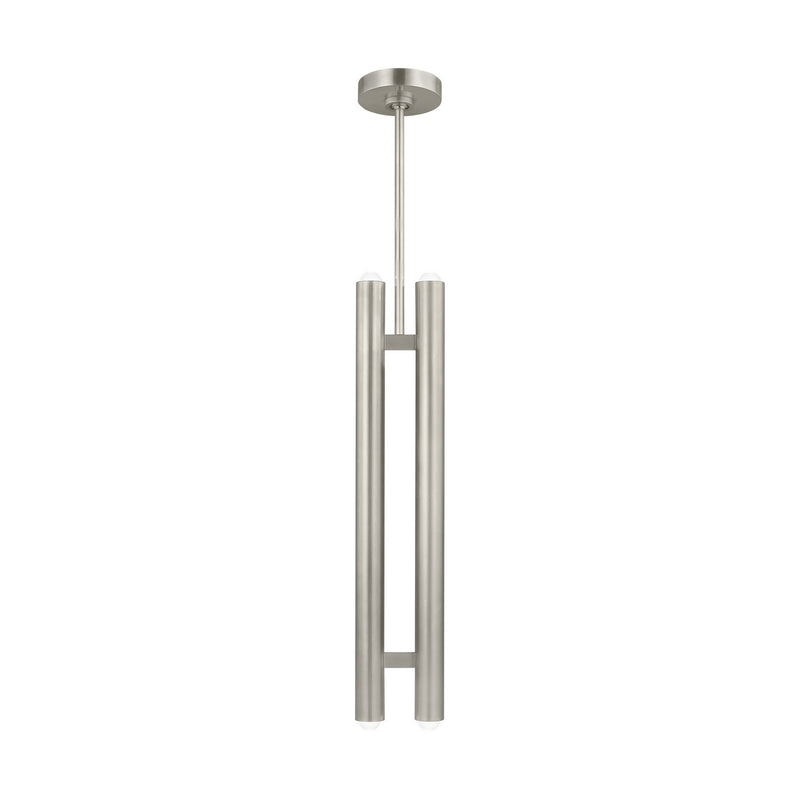 Visual Comfort Modern 700TDEBL223N-LED927-277 LED Pendant, Antique Nickel