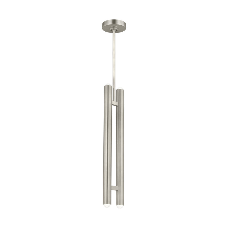 Visual Comfort Modern 700TDEBL223N-LED927-277 LED Pendant, Antique Nickel