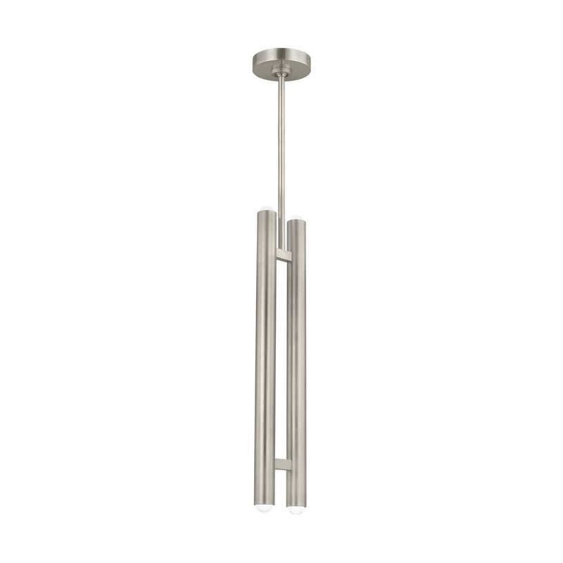 Visual Comfort Modern 700TDEBL223N-LED927-277 LED Pendant, Antique Nickel