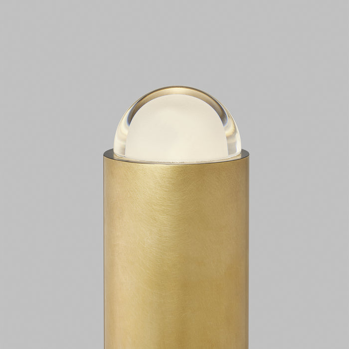Visual Comfort Modern 700PRTEBL66NB-LED927 LED Floor Lamp, Natural Brass
