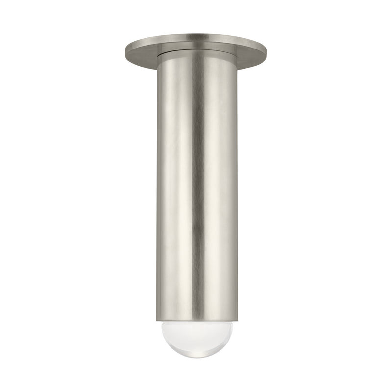 Visual Comfort Modern 700FMEBL10N-LED927 LED Flush Mount, Antique Nickel