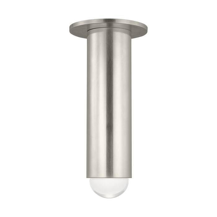 Visual Comfort Modern 700FMEBL10N-LED927 LED Flush Mount, Antique Nickel