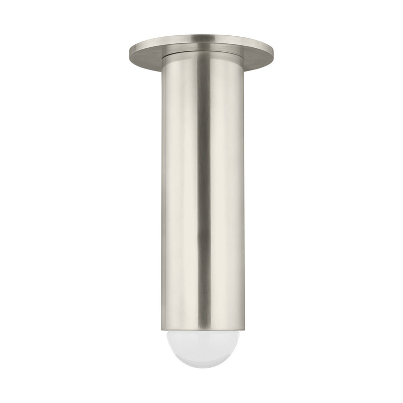 Visual Comfort Modern 700FMEBL10N-LED927 LED Flush Mount, Antique Nickel